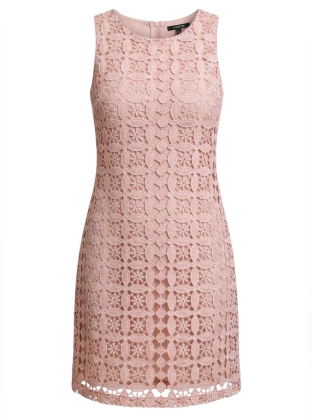 Sugarlips Denim & Lace Pink Sheath Dress Women’s Size Small